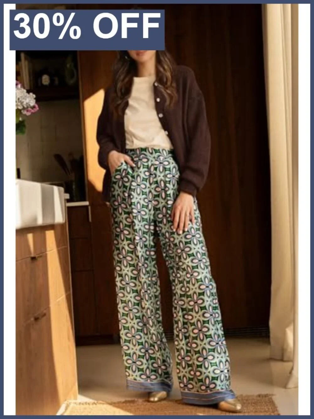 Long Sleeve Crewneck Button Down Cardigan Sweater Lightweight Knit